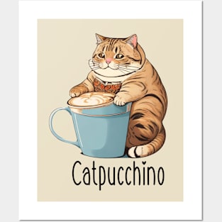 Cat-Puccino Posters and Art